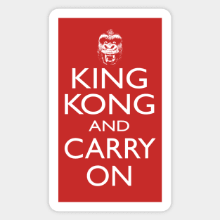 KING KONG AND CARRY ON Sticker